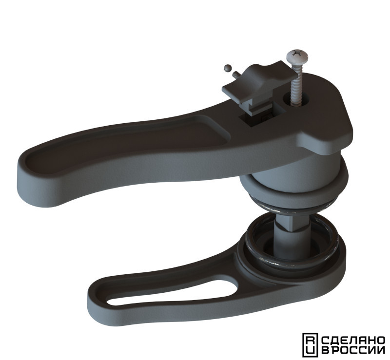 Ручка-задвижка поворотная левая, полиамид