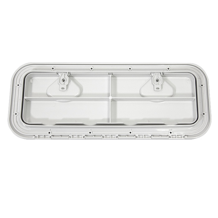 Крышка рундука SEAFLO 243x607мм, белый пластик