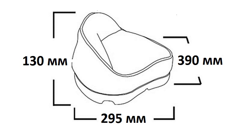 Сиденье Gray Pro Stand Up, серое
