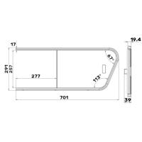 Комплект форточек (правая и левая)