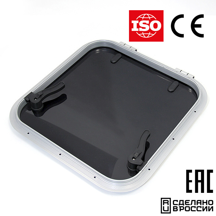 Люк палубный безрамный Пеликан 475x475 R75