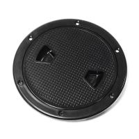 Крышка люка технологическая SUNFINE 153 мм, черная