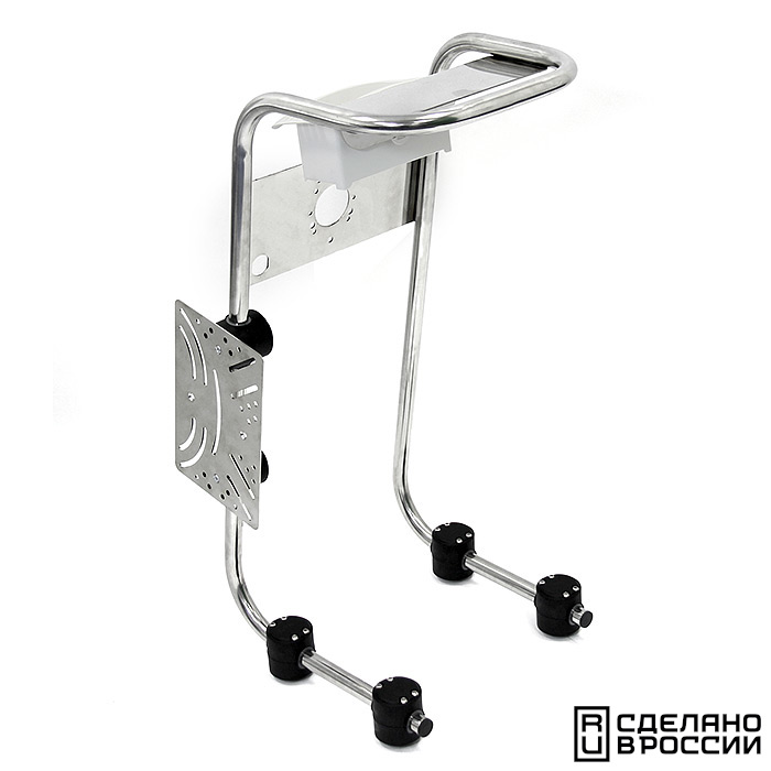 Стойка рулевая 25 мм из нержавеющей стали с органайзером