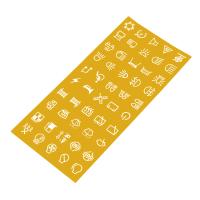 Наклейки с надписями для кнопок NEKEKE