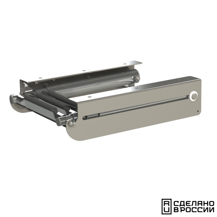 Трап телескопический выдвижной с фиксатором, 3 черных ступени (ширина 276 мм.)