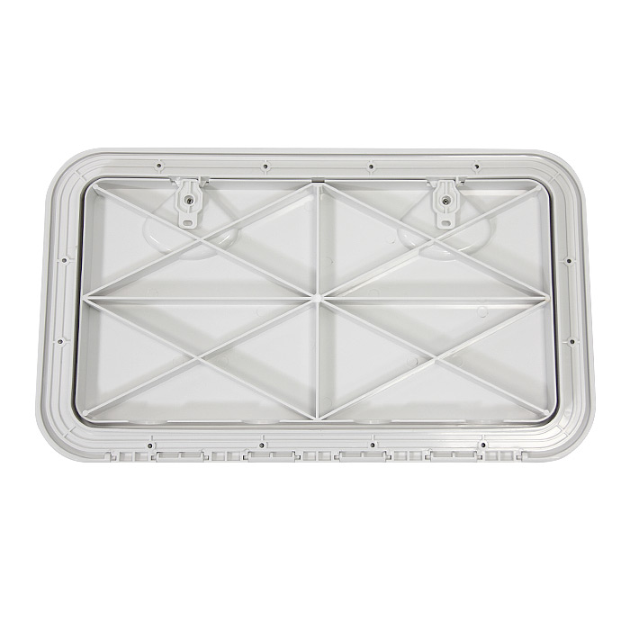 Крышка рундука SEAFLO 353x606мм, белый пластик