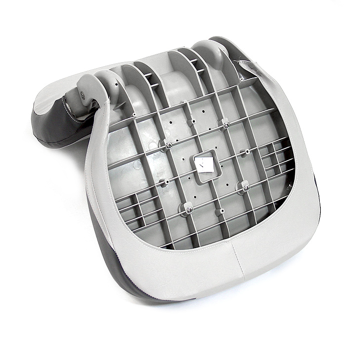 Сиденье мягкое складное Pro Angler Ergonomic Boat Seat, серо-чёрное