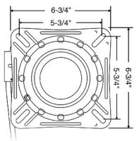 Переходник-основание сидений поворотное с фиксацией