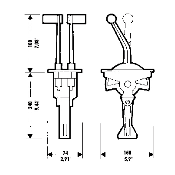 Контроллер горизонтального крепления с блокировкой