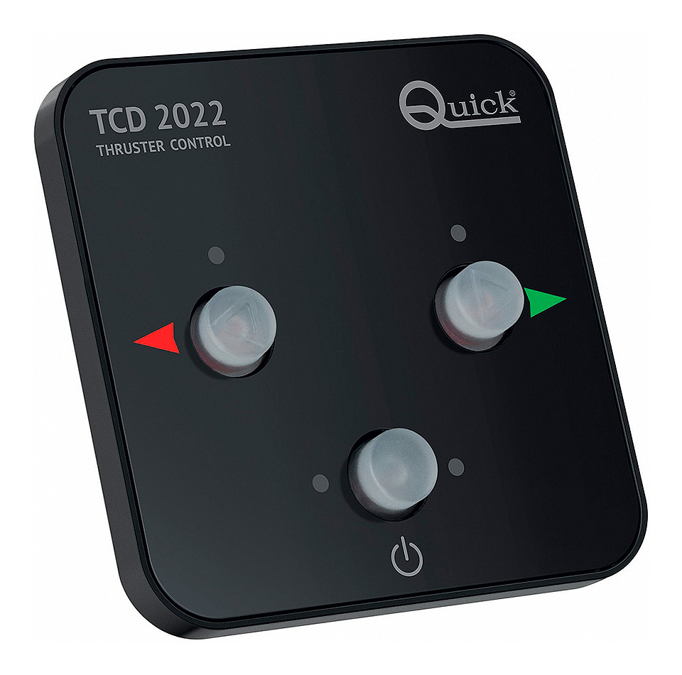 Комплект подруливающего устройства Quick, 1,5 кВт, 30 кгс, 12 В, 125 мм (включает пульт TCD2022, 6-метровый кабель, без тоннеля)