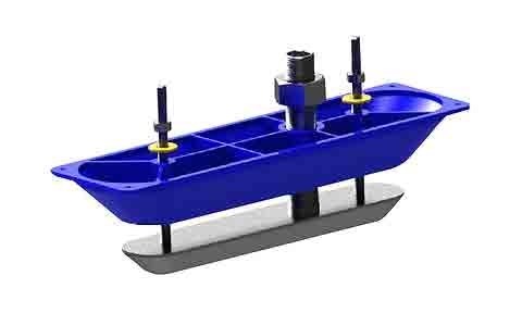 SIMRAD StructureScan 3D Transducer Stainless Steel Thru-Hull Single