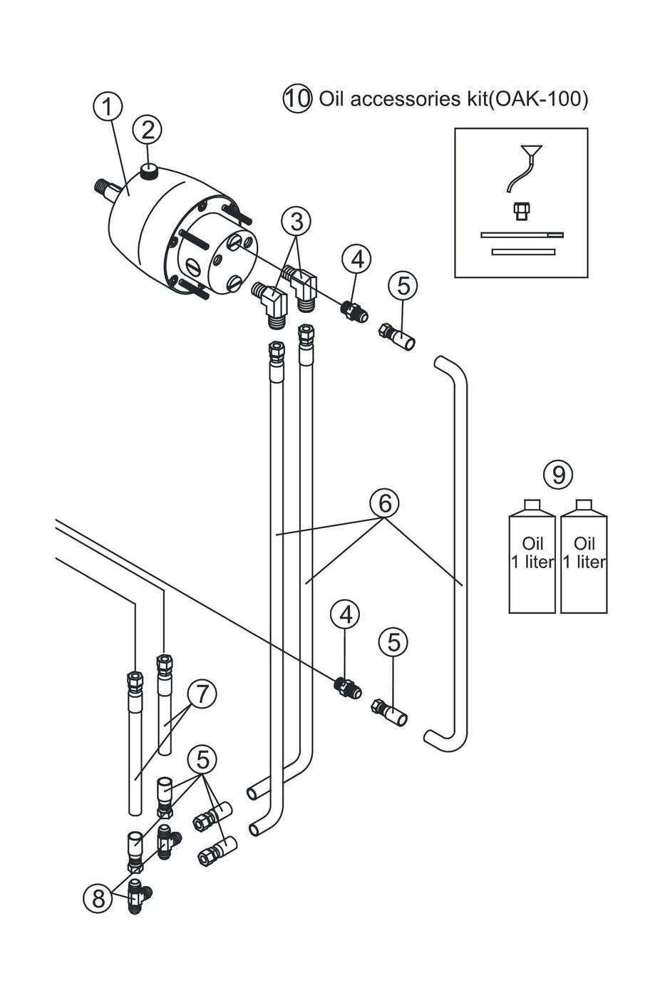Гидравлическая система для установки второго поста управления от 50 до 150 л.с. Sea First