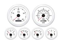 KUS Engine Instrument Set / white