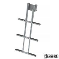 Трап дайверский телескопический быстросъемный, 3 черных ступени (ширина 450мм.)