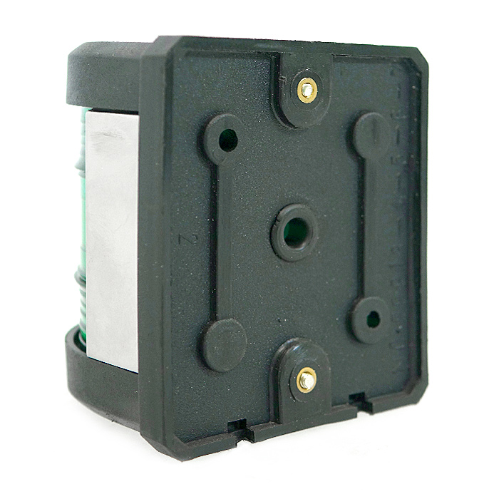 Огонь бортовой зеленый, черный корпус высота 75 мм