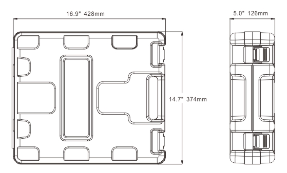 Портативный помывочный комплект 41 Series 17 л/мин, 12В