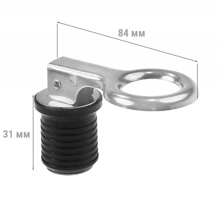 Пробка резиновая сливная SUNFINE 32 мм с ручкой фиксатора