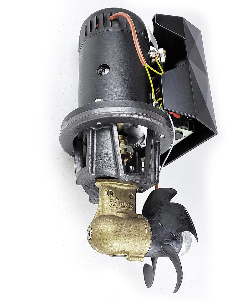 Quick Комплект подруливающего устройства, 2,2 кВт, 40 кгс, 12 В, 140 мм (включает джойстик TCD2042, 6-метровый кабель, без тоннеля)