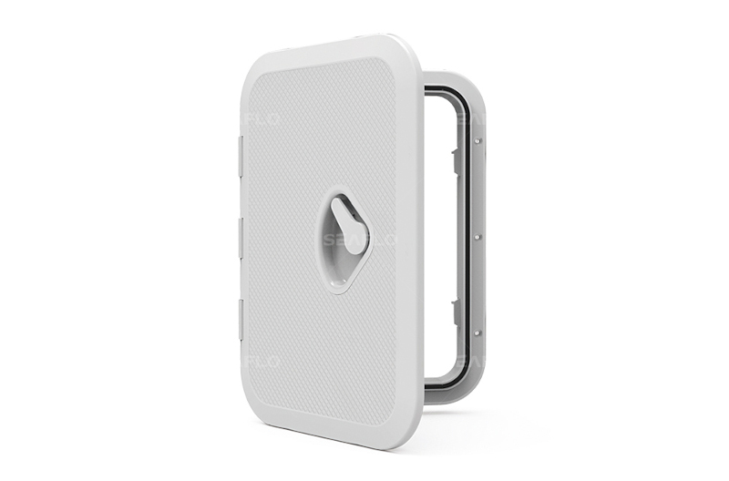 Крышка рундука SEAFLO 270x375мм, белый пластик