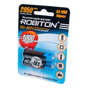 Аккумуляторы Robiton Ni-MH HR6 2850 mAh, 2 шт, AA