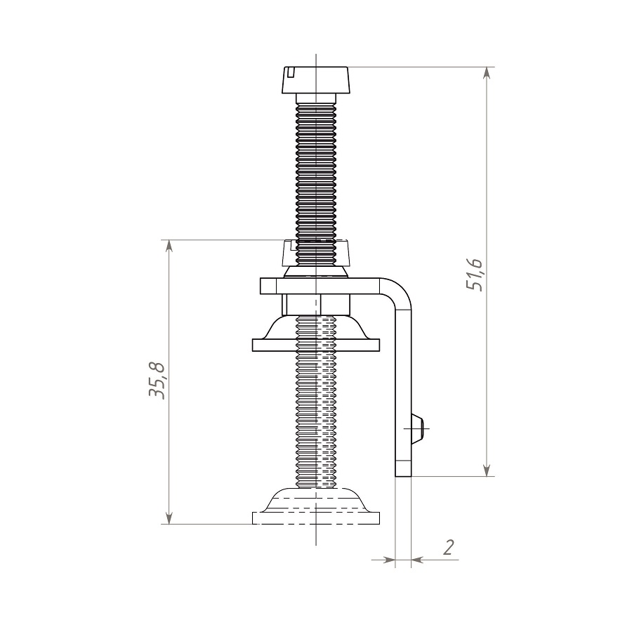 Комплект монтажных частей для установки радиостанций NavCom СРС-160/310