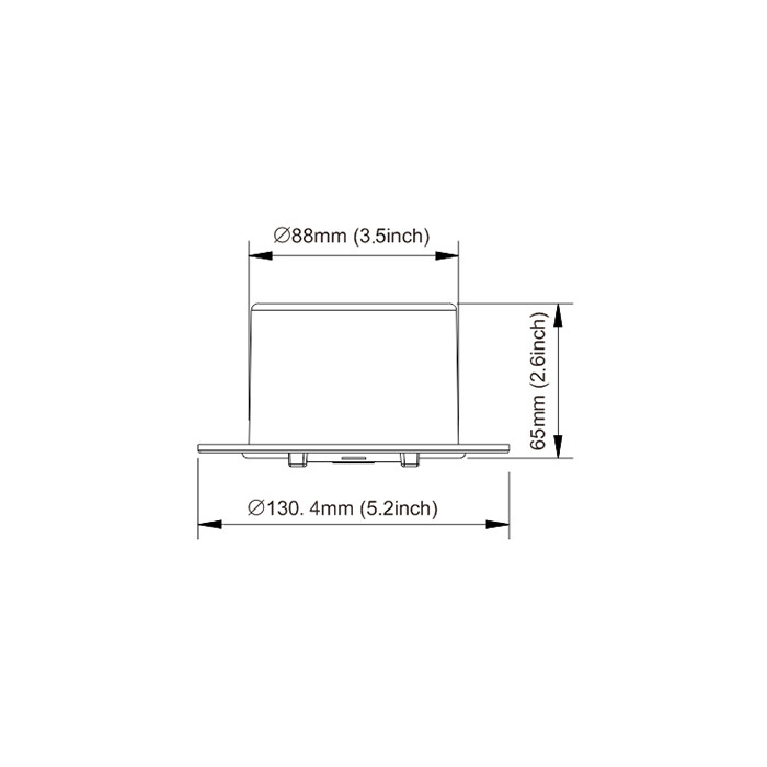 Люк технологический SEAFLO 130 мм, белый