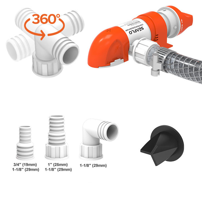 Насос осушительный низкопрофильный 800GPH 14С Series 12В