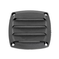 Крышка вентиляции пластмассовая квадратная 85х85мм, черная