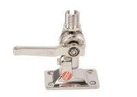 GLOMEX 4-Way Ratchet Mount with Cable Passage / stainless steel