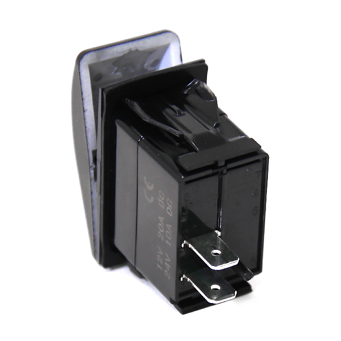 Переключатель (on)-off, SPST, 2P без подсветки NEKEKE