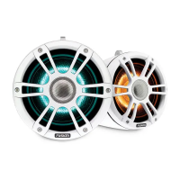 Fusion® Signature Series 3 Marine Wake Tower Speakers – морские динамики 8,8" 330 Вт для вейк-катеров, белый, с иллюминацией CRGBW