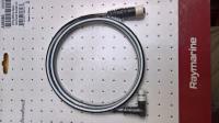 Raymarine Elbow Spur Cable to DeviceNet Socket 1m