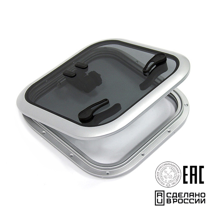 Люк палубный распашной Альбатрос 550х550