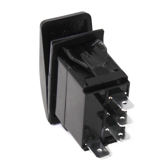 Переключатель on-on, SPDT, 4P с двойной подсветкой NEKEKE