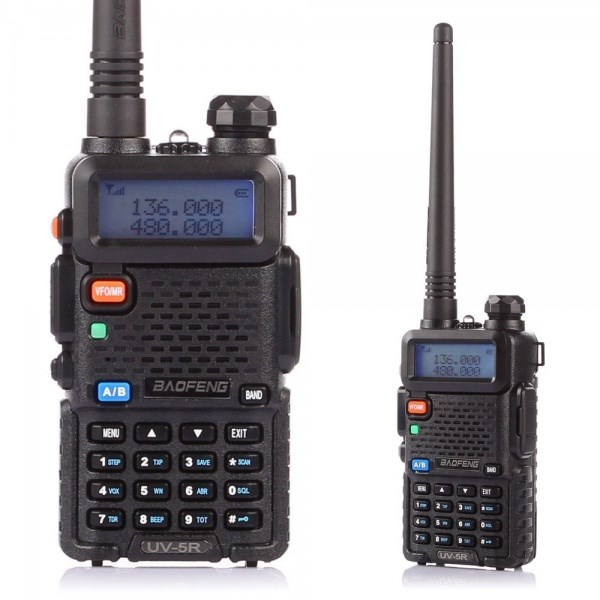 Baofeng UV-5R (Black) 8 Вт Портативная радиостанция VHF/UHF (136-174 МГц; 400-520 МГц)