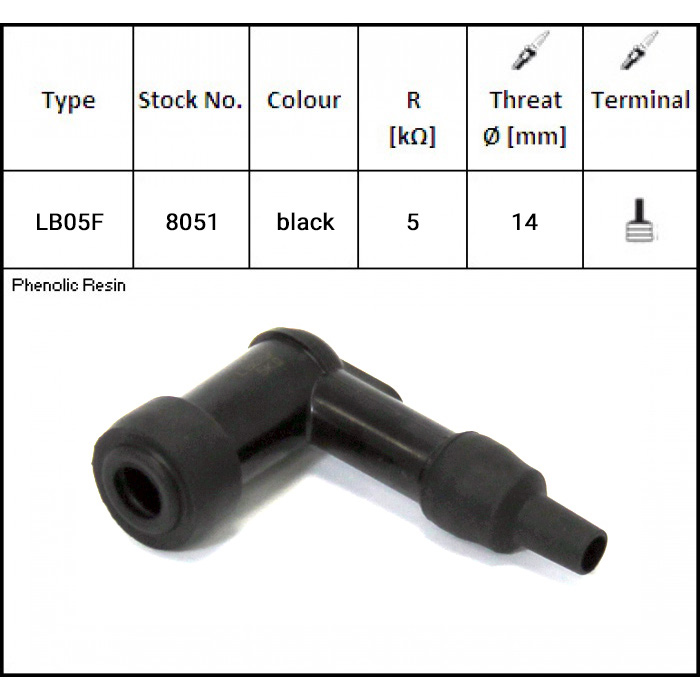 LB05F Колпачок свечи зажигания