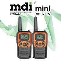 Комплект радиостанций MDI Mini Orange (чёрный/оранжевый)