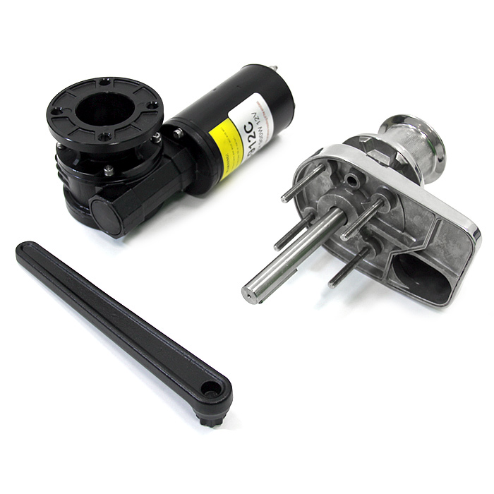 Лебедка якорная серии-C Heavy Duty Style (c барабаном) 900Вт, 12В, цепь 6 мм/веревка 12 мм