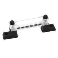 Клемма электромонтажная M4×6 одинарная 150А/48В с крышкой NEKEKE