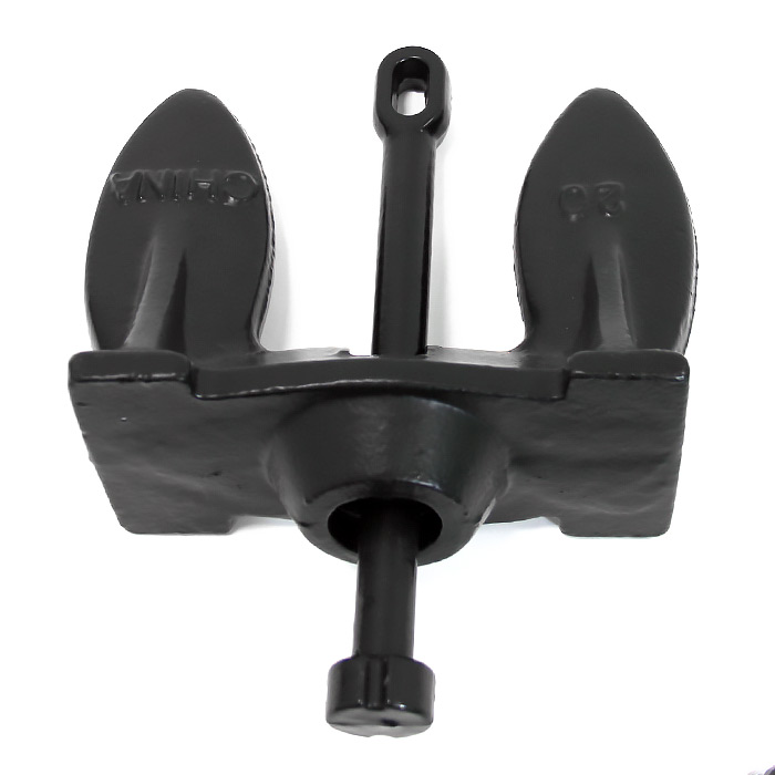 Якорь Холла в ПВХ оболочке 9,1 кг чёрный