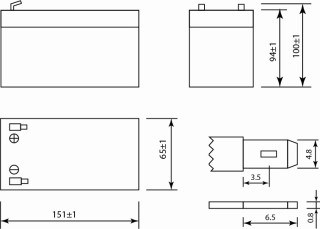 АКБ Security Force 7,2Ач/12В