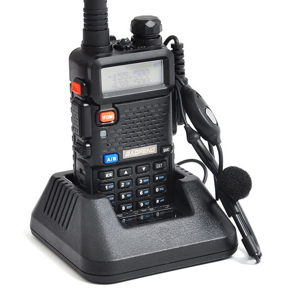 Baofeng UV-5R (Black) 8 Вт Портативная радиостанция VHF/UHF (136-174 МГц; 400-520 МГц)