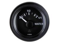 VDO Viewline Freshwater Gauge incl. Ultrasound Tank Sensor / black