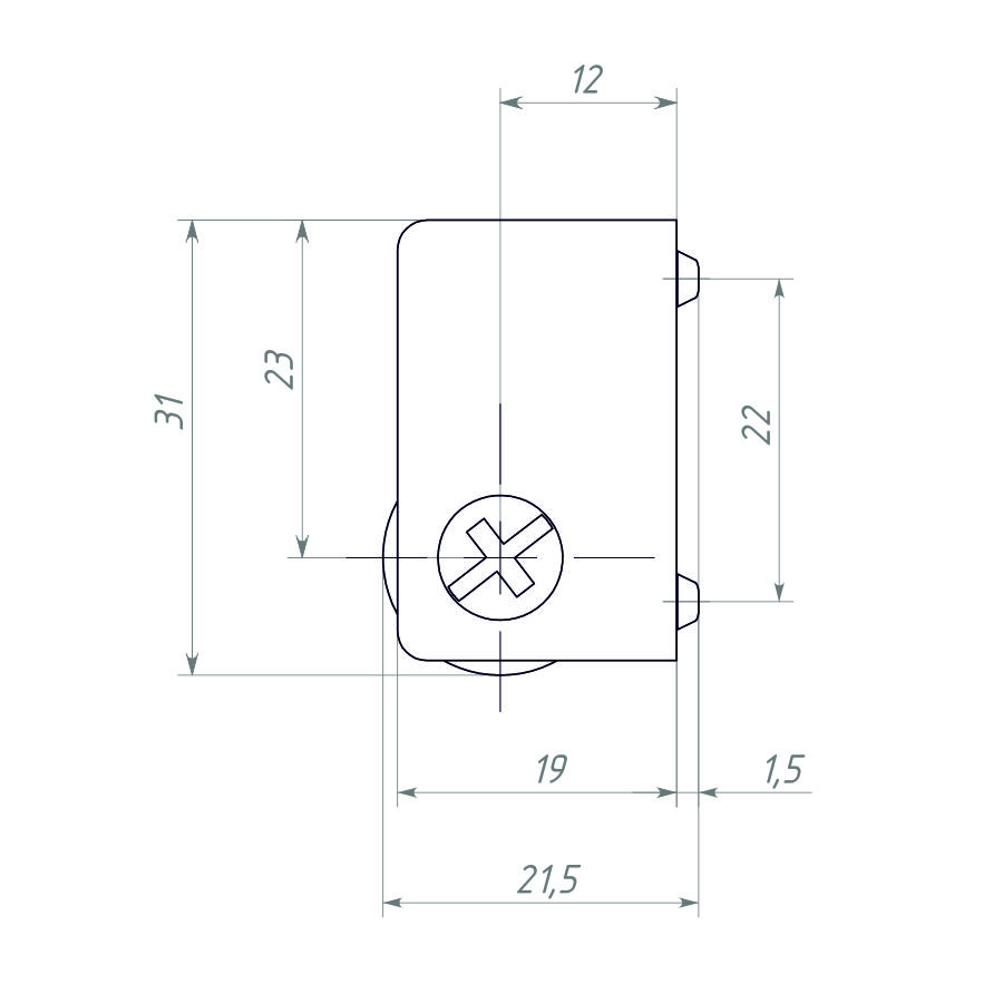 Комплект монтажных частей для установки радиостанций NavCom СРС-160/310