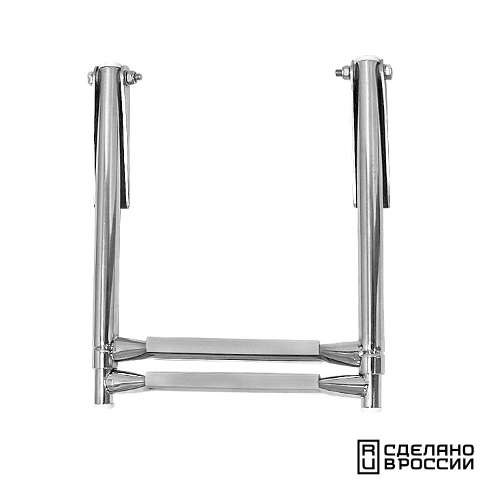 Трап телескопический складной, 2 серых ступени (ширина 305 мм.)