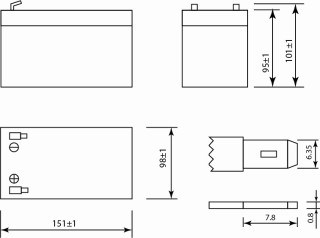 АКБ Security Force 12Ач/12В
