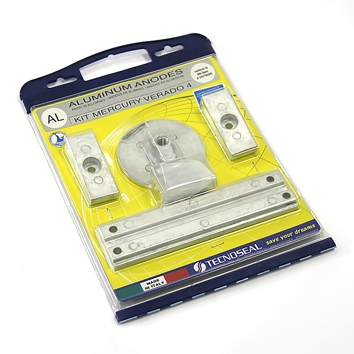 Комплект алюминиевых анодов Mercury Verado
