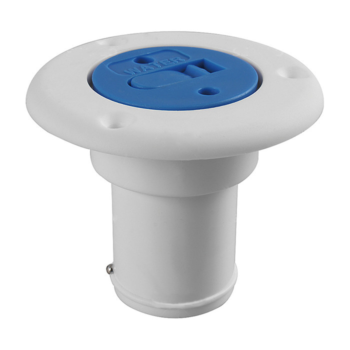 Горловина заливная для бака под воду SEAFLO (Water) 38мм, белая