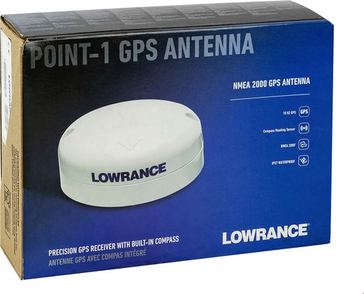 LOWRANCE GPS antenna POINT-1 with integrated compass