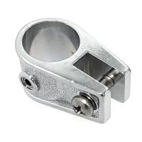 Кронштейн рамы тента 7/8" скользящий, сталь хромированная